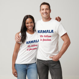 Camiseta Kamala Acreditamos Na Liberdade 2024