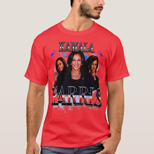 Camiseta Kamala Bootleg Design (Frente)