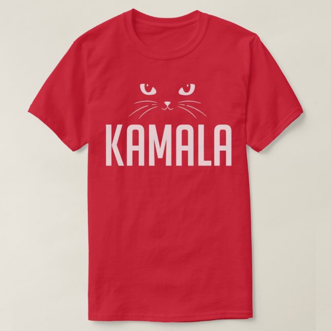 Camiseta Kamala cat 2 (Frente do Design)