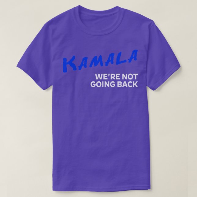 Camiseta Kamala DARE Não Ia Voltar A HARRISWALZ 2024 TS (Frente do Design)