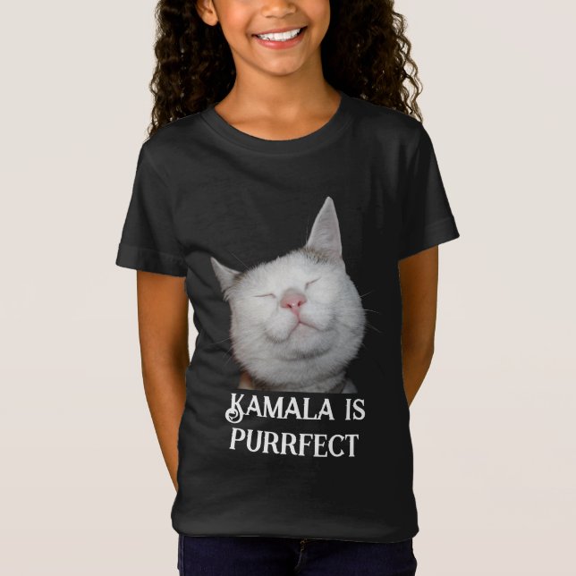 Camiseta Kamala é Purrfect (Frente)
