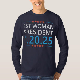 Camiseta Kamala Harris 1rua Mulher Presidente 1.20.25