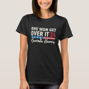 Camiseta Kamala Harris 2024 Ela Venceu Se Supere