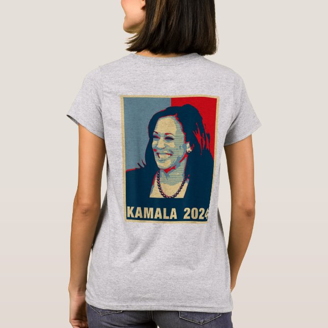 Camiseta Kamala Harris 2024 Eleição Presidencial (Verso)