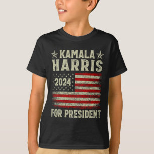 Camiseta Kamala Harris 2024 Para A Campanha Eleitoral Do Pr