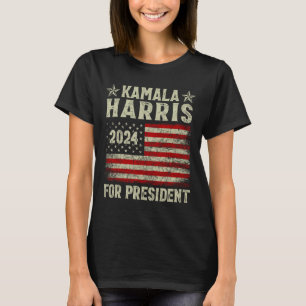 Camiseta Kamala Harris 2024 Para A Campanha Eleitoral Do Pr