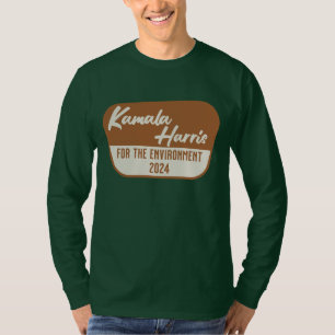 Camiseta Kamala Harris 2024 para o Meio Ambiente