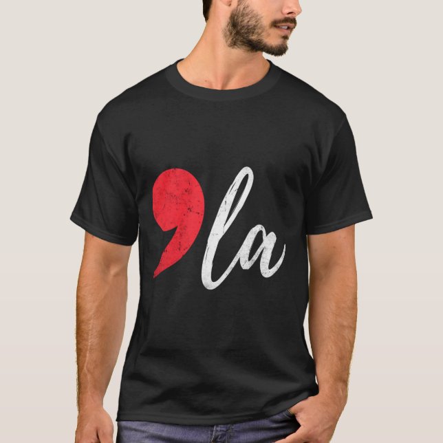 Camiseta Kamala Harris 2024 Presidente Comma La Funny (Frente)