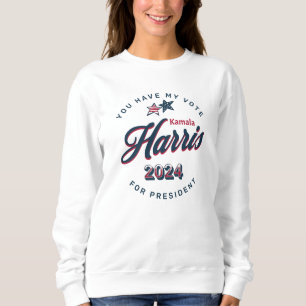 Camiseta Kamala Harris 2024 Tem o meu voto