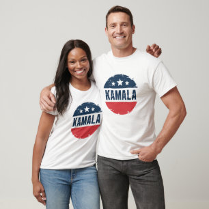 Camiseta Kamala Harris 2024 Votação: Democrata Azul