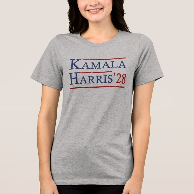 Camiseta Kamala Harris 2028 Eleição Presidencial Americana  (Frente)
