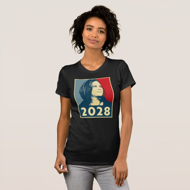 Camiseta Kamala Harris 2028 Hope (Frente Completa)
