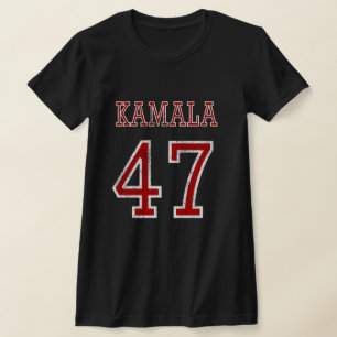 Camiseta Kamala Harris 47 Eleição 2024 Homens Mulheres Cria