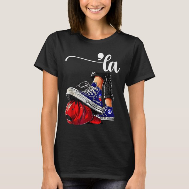 Camiseta Kamala Harris Altos Saltos Em Red Mega Hat (Frente)