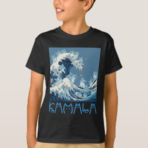 Camiseta Kamala Harris Blue Cats Wave - Engraçado Para O Pr