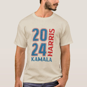 Camiseta Kamala Harris Design de apoio eleitoral para 2024