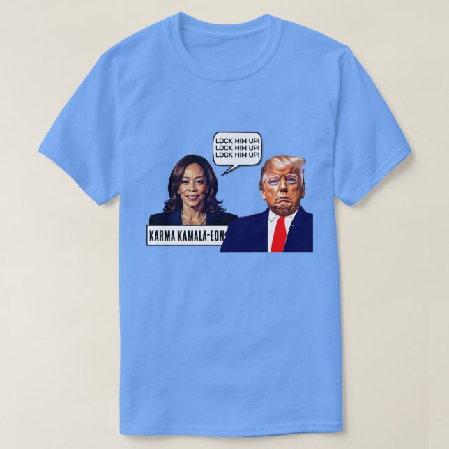 Camiseta Kamala Harris diz trump up (Frente do Design)