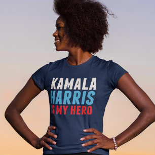 Camiseta Kamala Harris é o meu herói