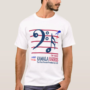Camiseta Kamala Harris e Tim Walz