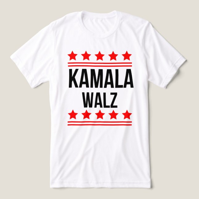 Camiseta Kamala Harris E Tim Walz 2024 (Design frontal)