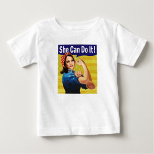 Camiseta Kamala Harris Ela Pode Fazer Isso Baby Fine Jersey