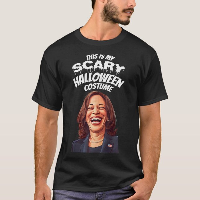 Camiseta Kamala Harris engraçada susto de Halloween Present (Frente)