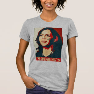 Camiseta Kamala Harris Engraçado, estou falando '24