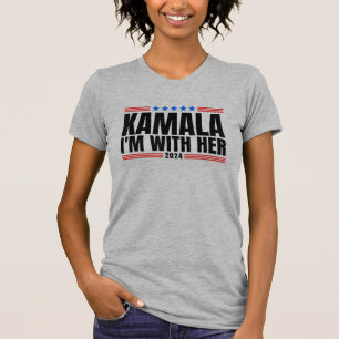 Camiseta Kamala Harris Estou Com Ela Kamala Harris 2024 