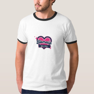 Camiseta Kamala Harris Girly Pink Heart Presidente