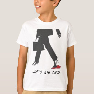 Camiseta Kamala Harris Heels Passando Na Eleição Red Mega H