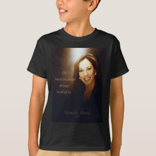 Camiseta Kamala Harris. O Sonho Americano pertence a todos 