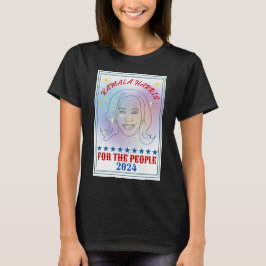 Camiseta Kamala Harris Para A Campanha Pessoas 2024 Poster