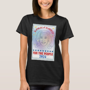 Camiseta Kamala Harris Para A Campanha Pessoas 2024 Poster
