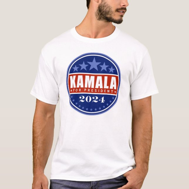 Camiseta Kamala Harris para o Presidente 2024 (Frente)