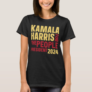 Camiseta Kamala Harris para o Presidente Votação 2024 Tim W