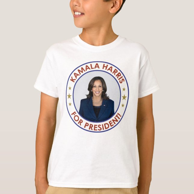 CAMISETA KAMALA HARRIS PARA PRESIDENTE! (Frente)
