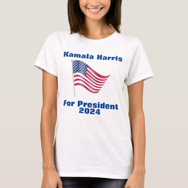 Camiseta Kamala Harris Para Presidente 2024 (Frente)