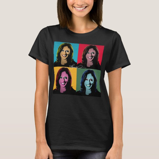 Camiseta KAMALA HARRIS - Pop Art Painting (Frente)