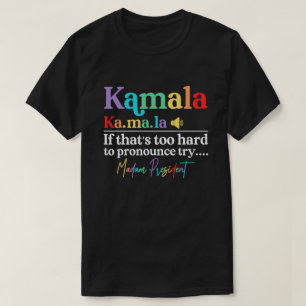 Camiseta Kamala Harris Senhora Presidente