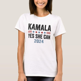 Camiseta Kamala Harris Sim Ela Pode Kamala Harris 2024