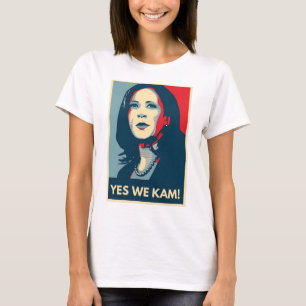 Camiseta Kamala Harris Sim Nós Kam