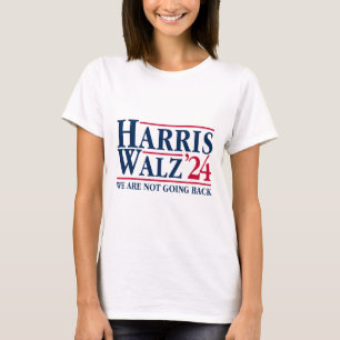 Camiseta Kamala Harris Tim Walz Vp Não Vamos Voltar! 1