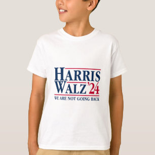 Camiseta Kamala Harris Tim Walz Vp Não Vamos Voltar! 1