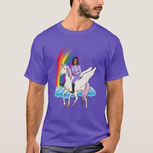 CAMISETA KAMALA HARRIS UNICORN (Frente)