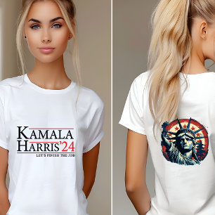 Camiseta Kamala Harris: Vamos termina o trabalho