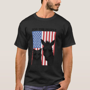 Camiseta Kamala Para As Pessoas Engraçado Donkey Cat USA Fl