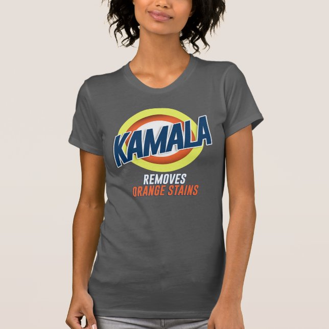 Camiseta Kamala remove manchas laranja (Frente)
