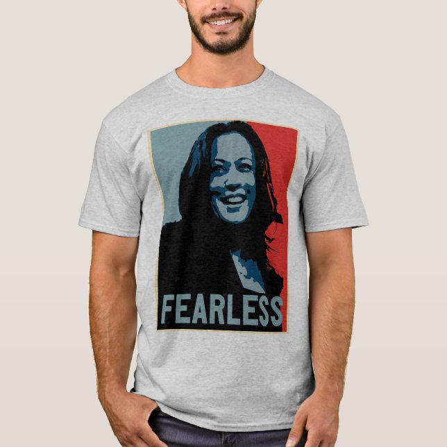 Camiseta Kamala sem medo Harris (Frente)