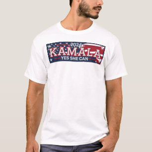 Camiseta KAMALA "SIM ELA PODE" Camisa-T masculina