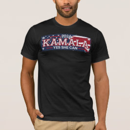 Camiseta KAMALA "SIM ELA PODE" Camisa-T masculina